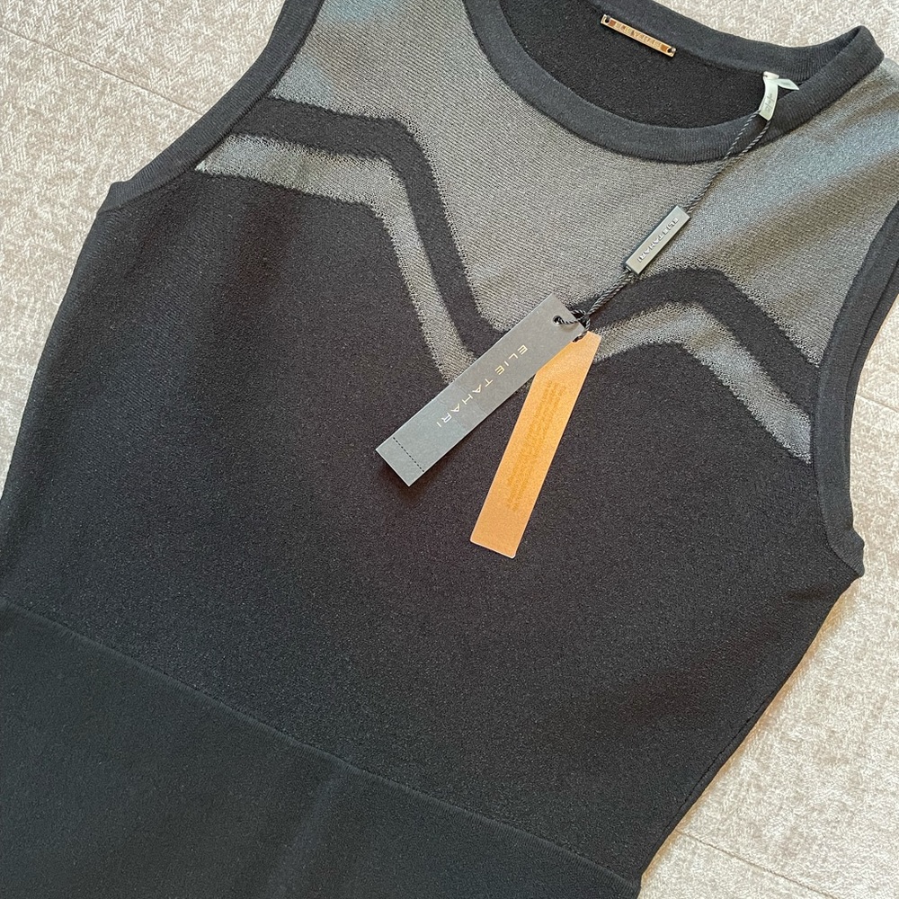 NWT Elie Tahari Black Dress